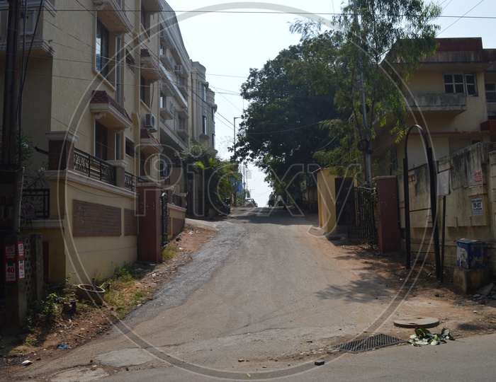 Streets In Residential Area Colony