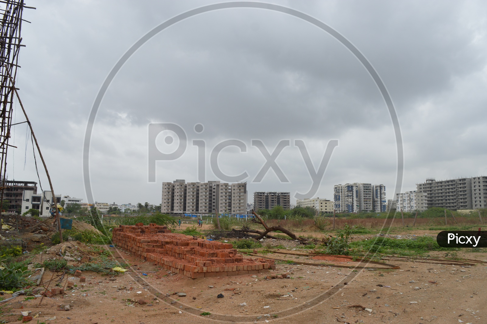 Construction Sites With  Residential Flats