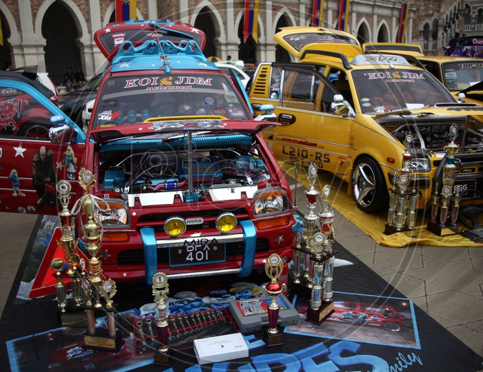 Super Cars Modified In a Car Expo