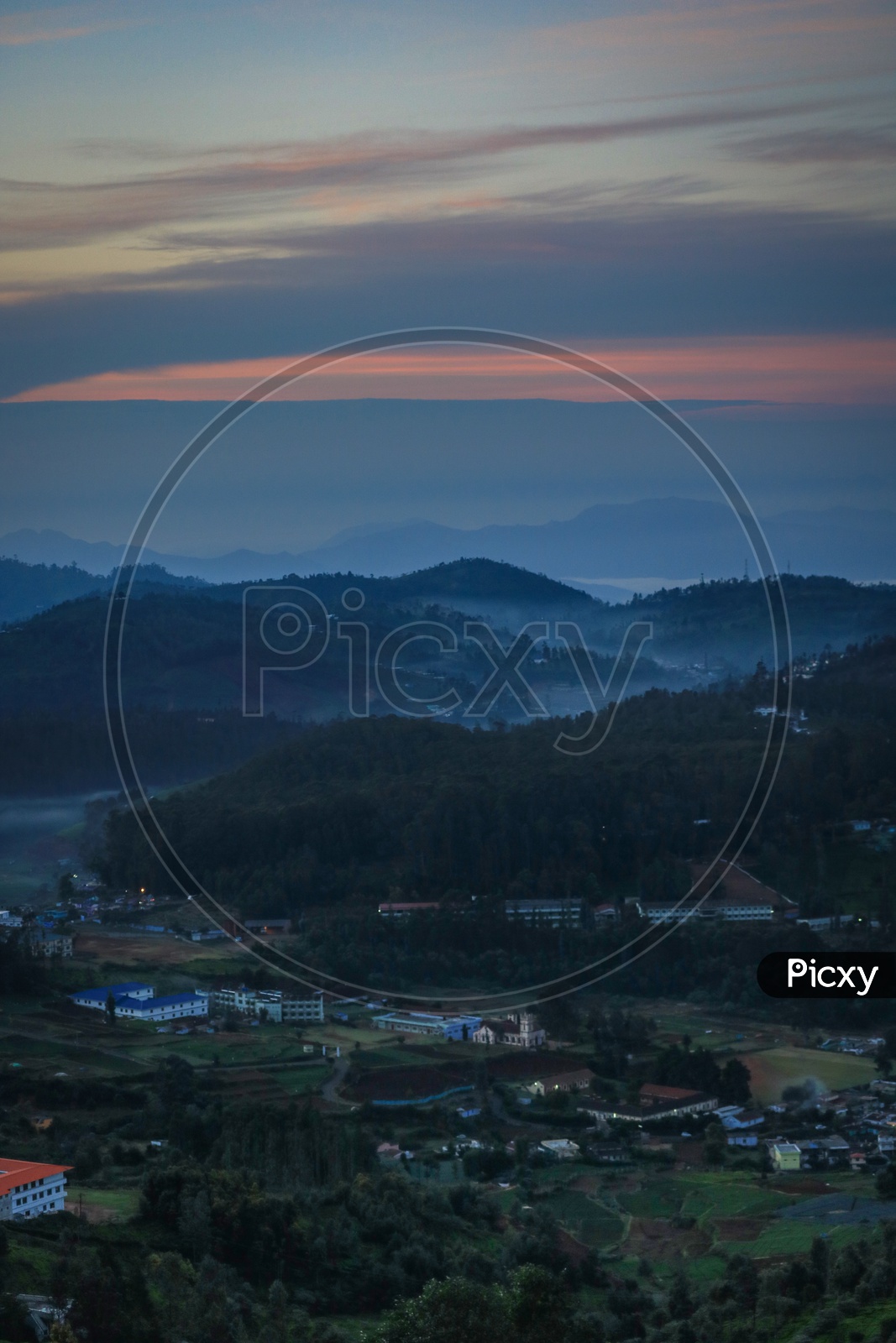 first light of the day, landscapes of ooty.