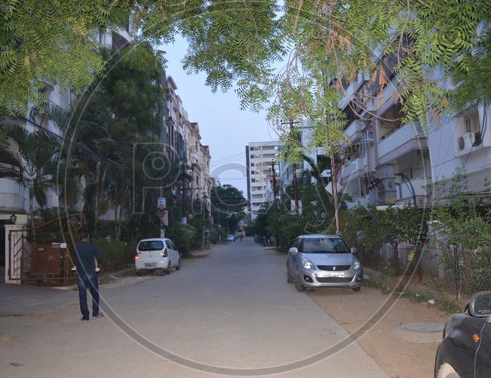 Streets Or Roads in a Residential Area or Colony