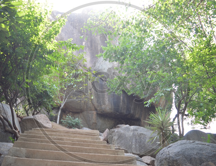 Stair Case into Rock Hill