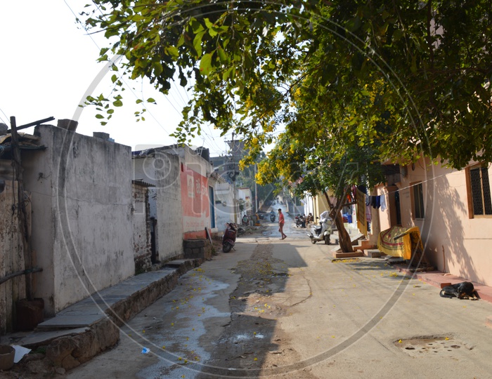 A View Of Roads Or Streets in a Residential Area Or Colony
