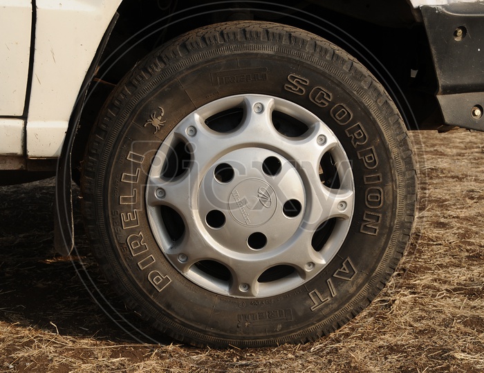 Car Tyre Closeup