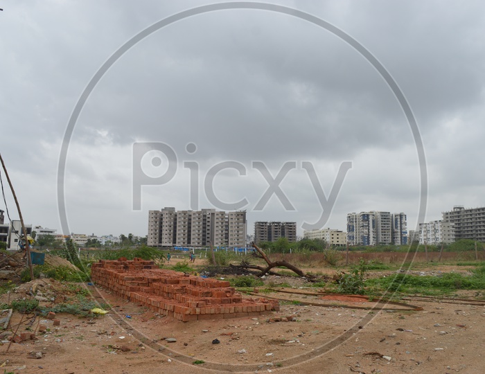 Construction Sites With  Residential Flats