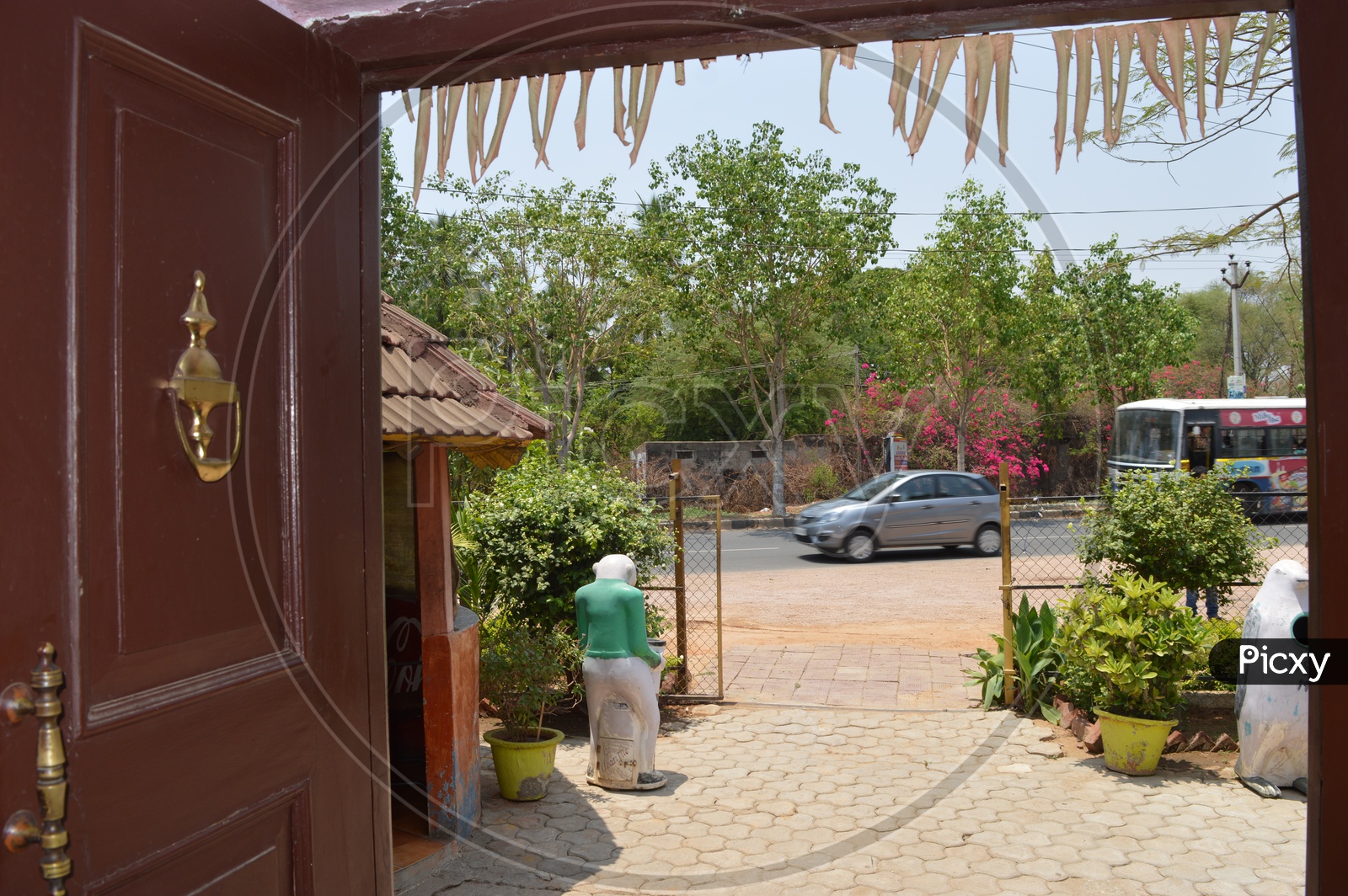 Entrance Of a Dhaba  With Village Theme