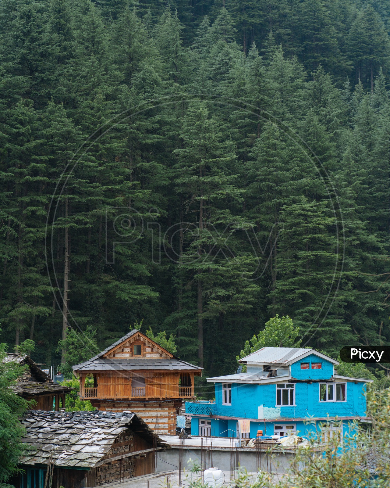 Near to nature. Himachal houses