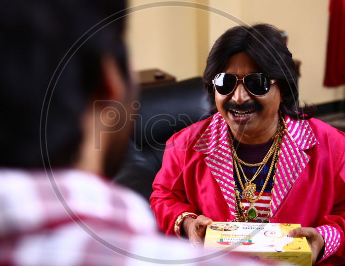 Gundu Sudarshan  , Telugu Comedian Movie Working Stills