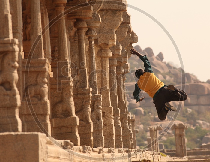 Fight Action Sequence Shooting In an Ancient Temple