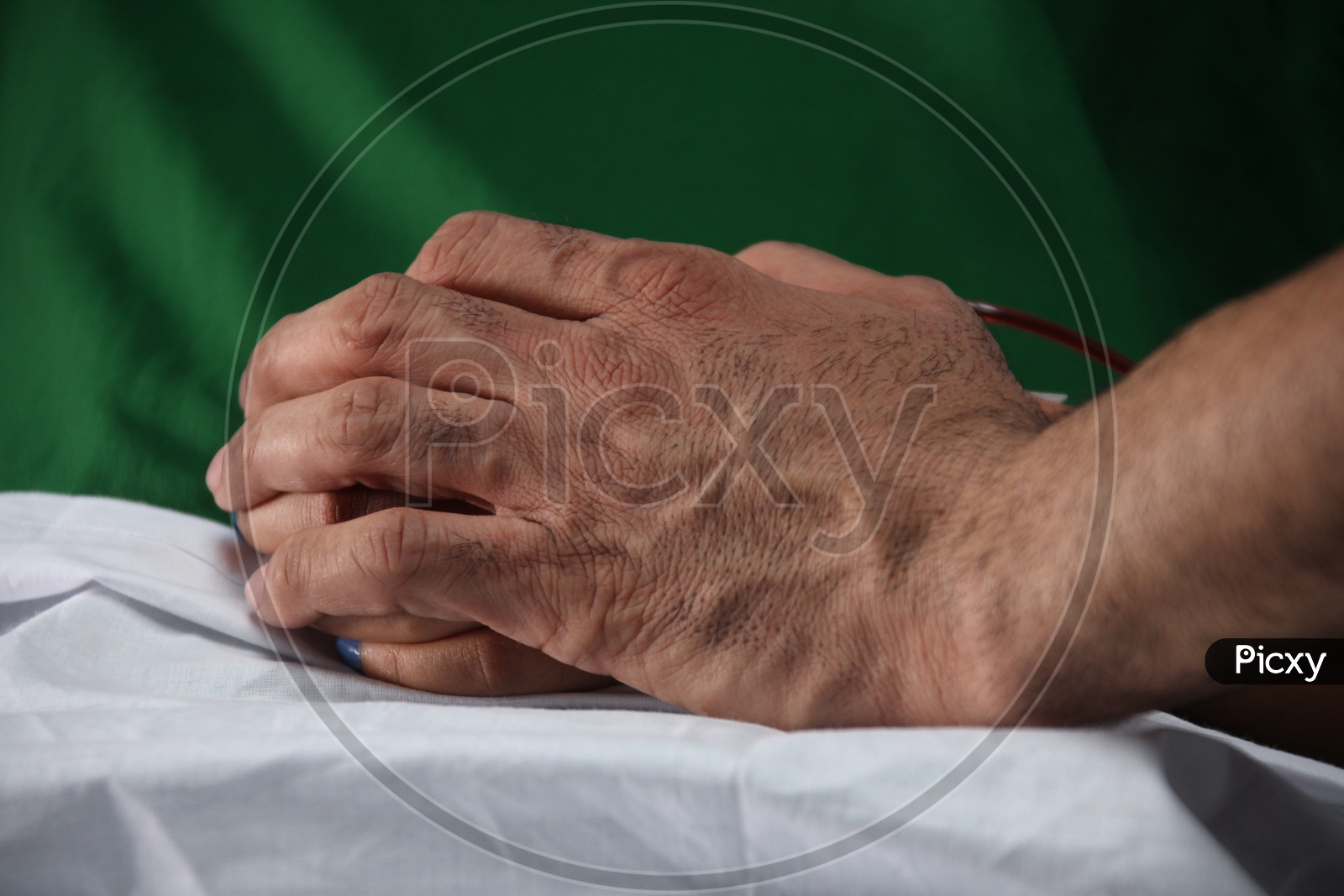 Patient Hand Closeup