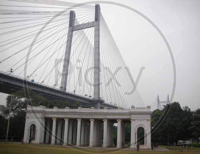 A View Of Vidyasagar Sethu Or Second Hoghly Bridge