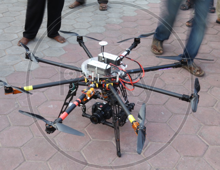 Drone Camera in Movie Shooting
