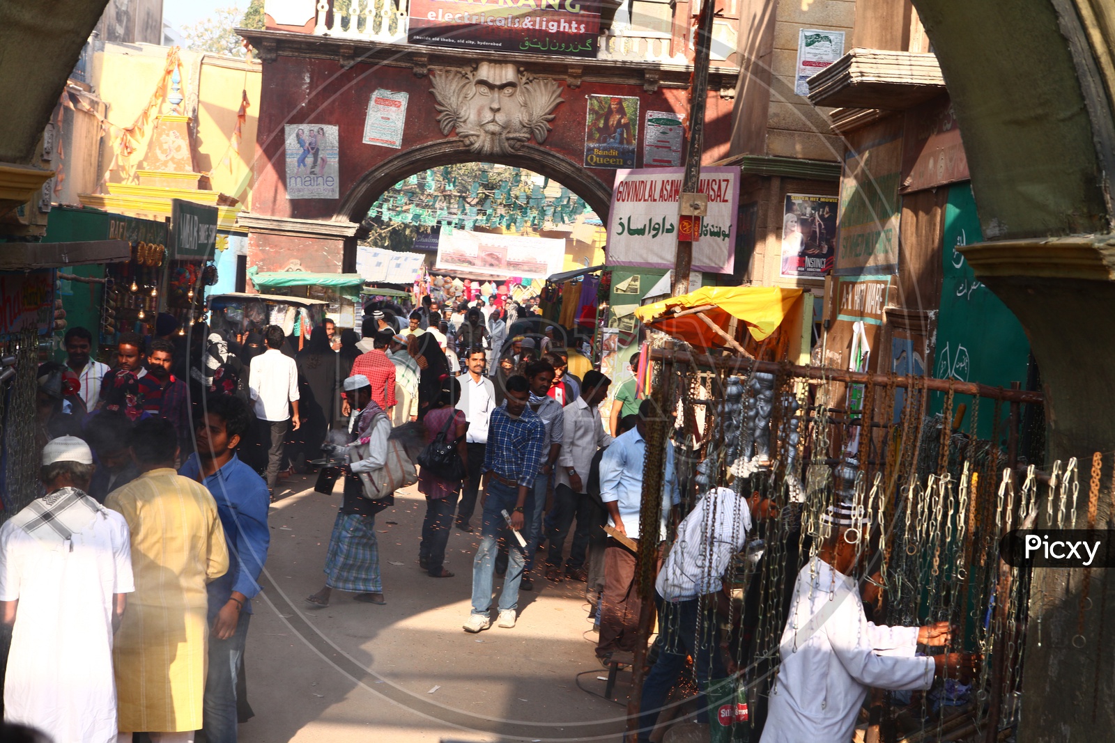 A Busy Vendor Street
