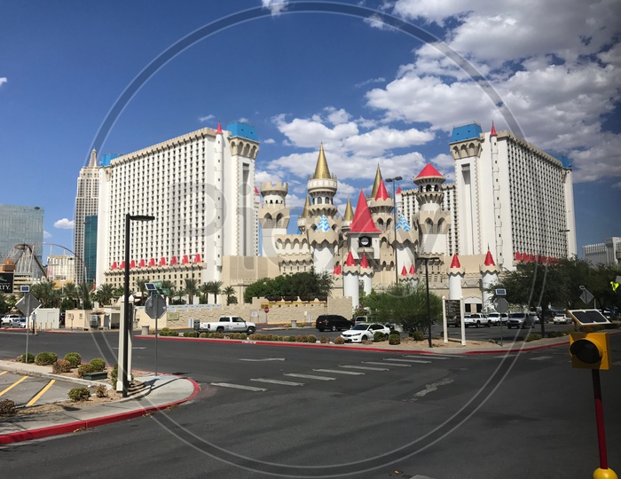 Castle like casino/hotel in Vegas