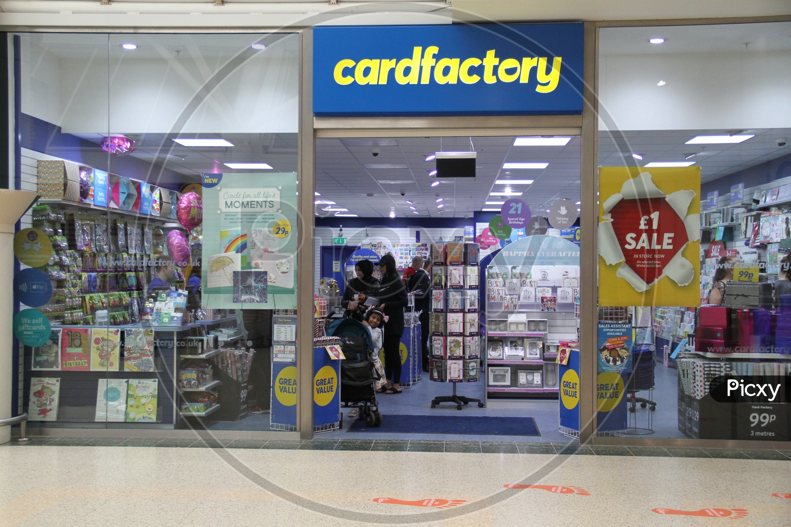 Card Factory Store in a Shopping Mall
