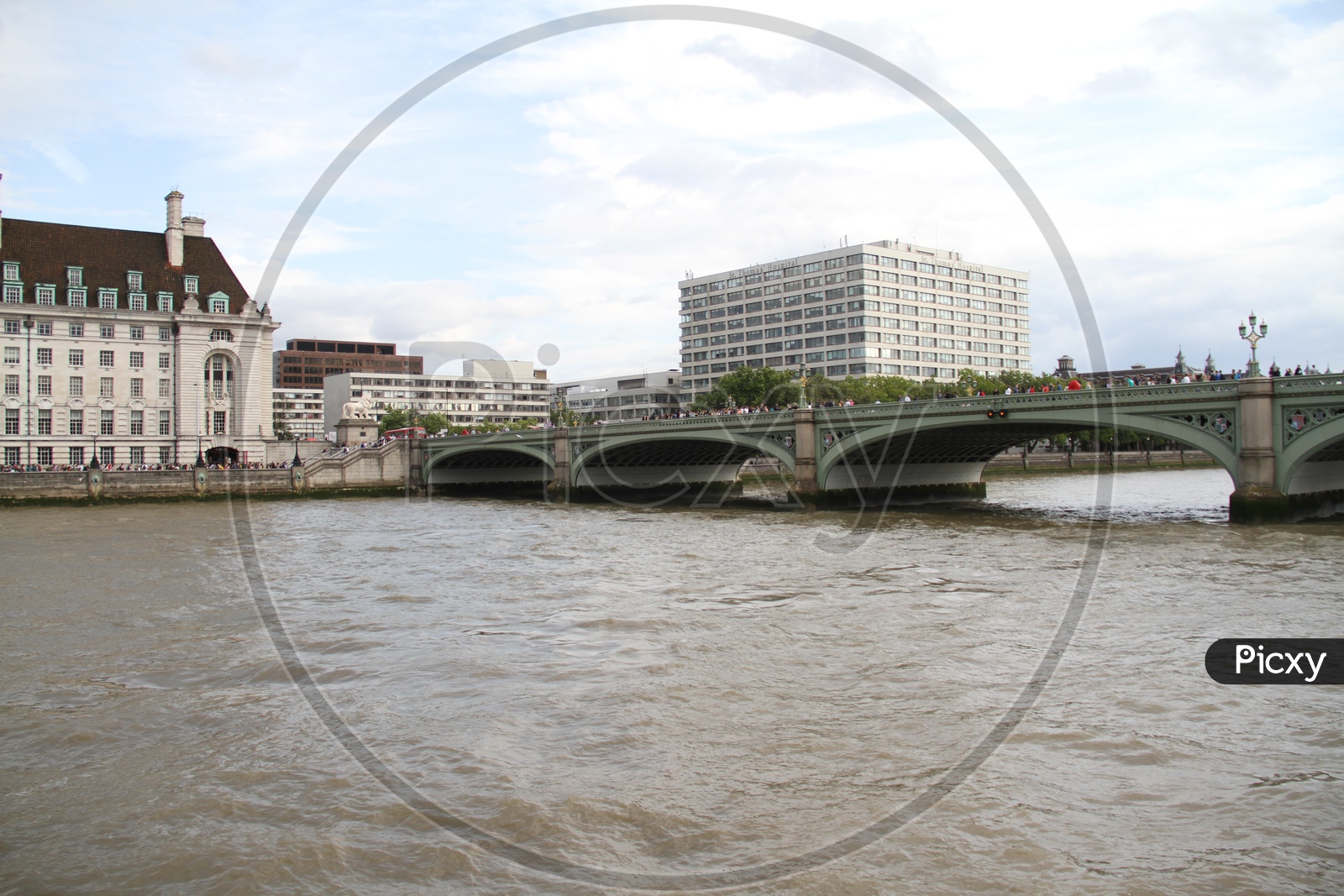 Westminster Bridge on Thames River
