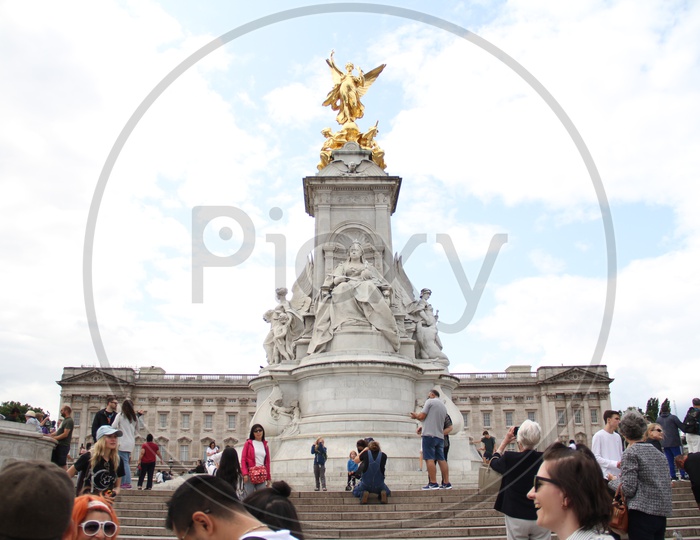 The Victoria Memorial at Buckingham Palace, London