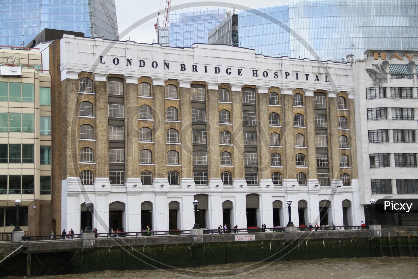 Closeup Shot of London Bridge Hospital