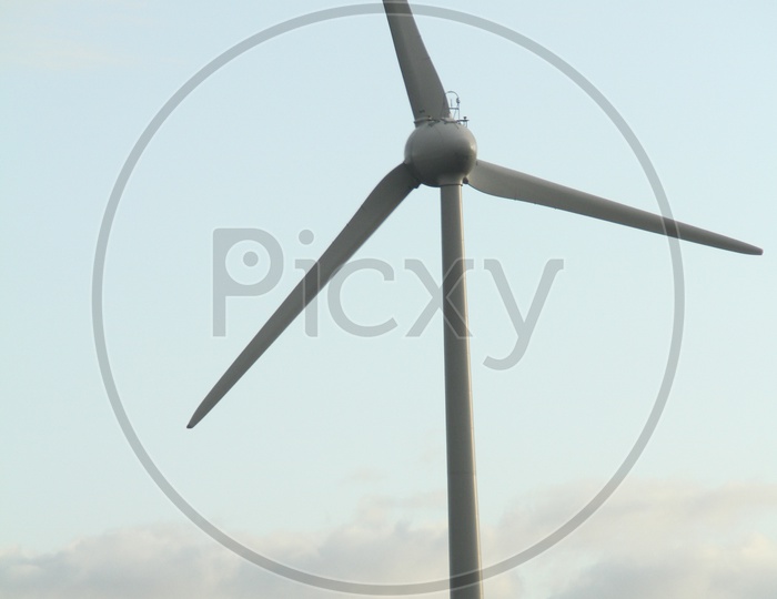 Closeup Shot of Wind Turbine