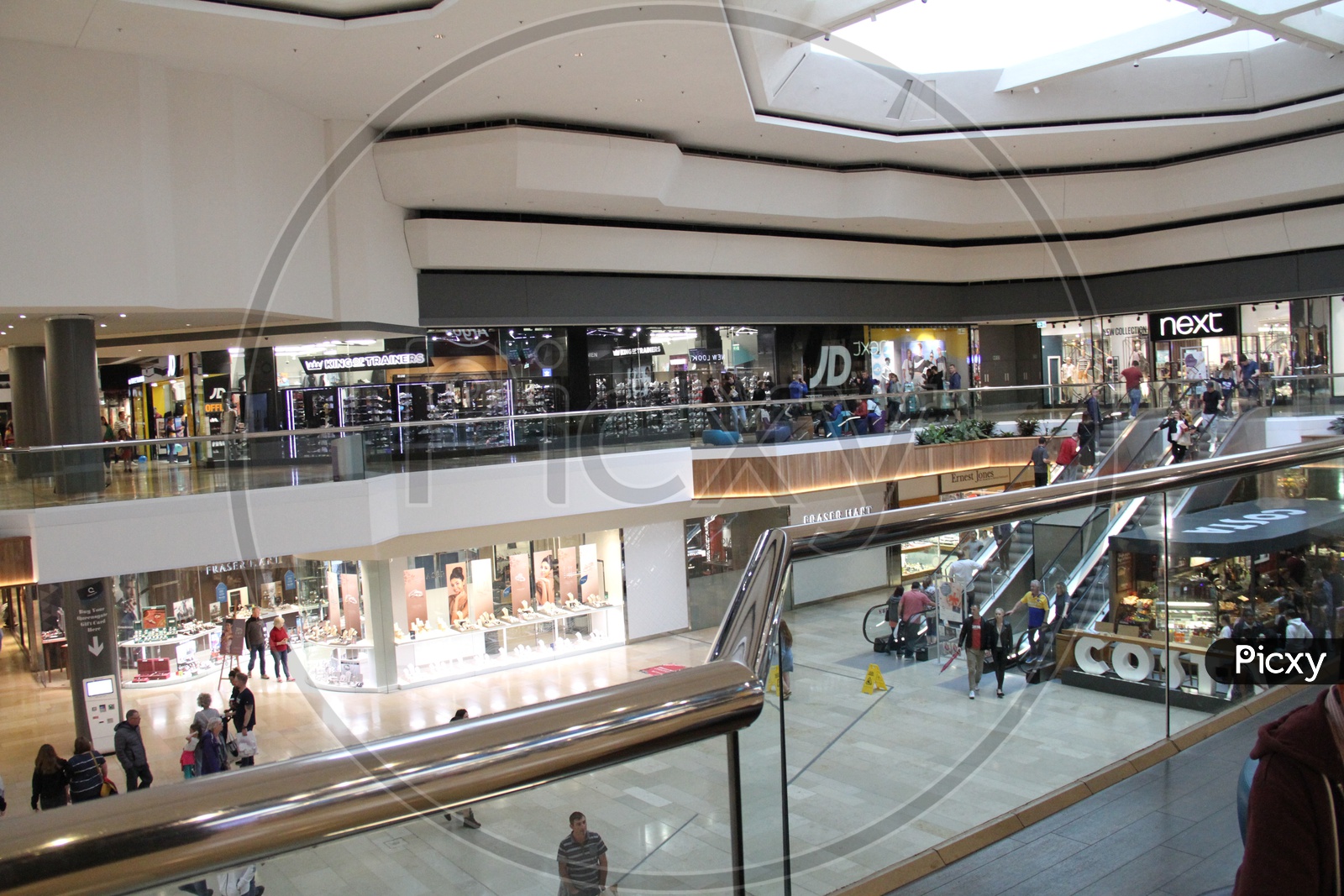 Interiors of a Shopping Mall