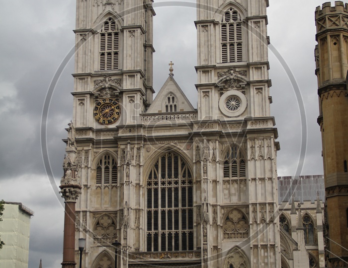 Westminster Abbey or Collegiate church in London