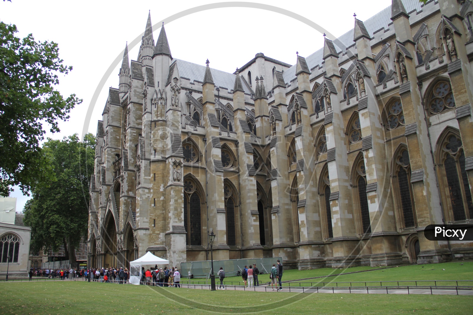 Side View of Westminster Abbey Church