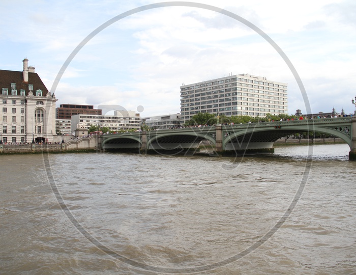 Westminster Bridge on Thames River