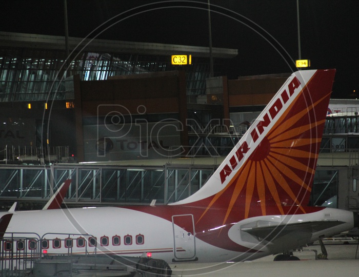 Air India Plane in Delhi Airport