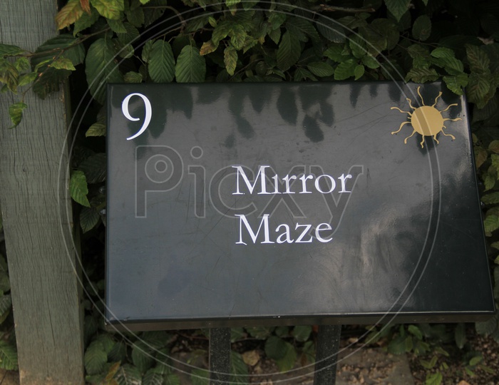 Mirror Maze in Burghley Park
