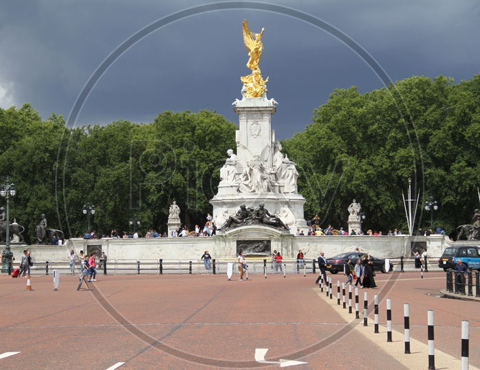 The Victoria Memorial at Buckingham Palace
