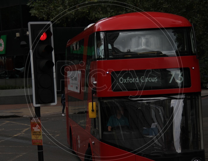 Red Double Decker Bus to Oxford Circus