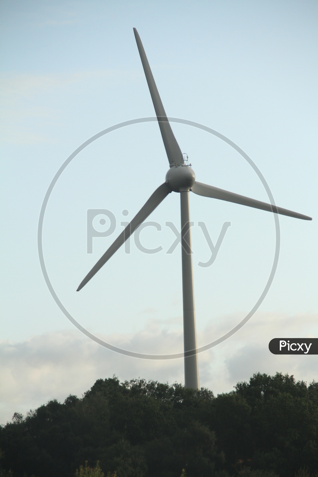 Closeup Shot of Wind Turbine