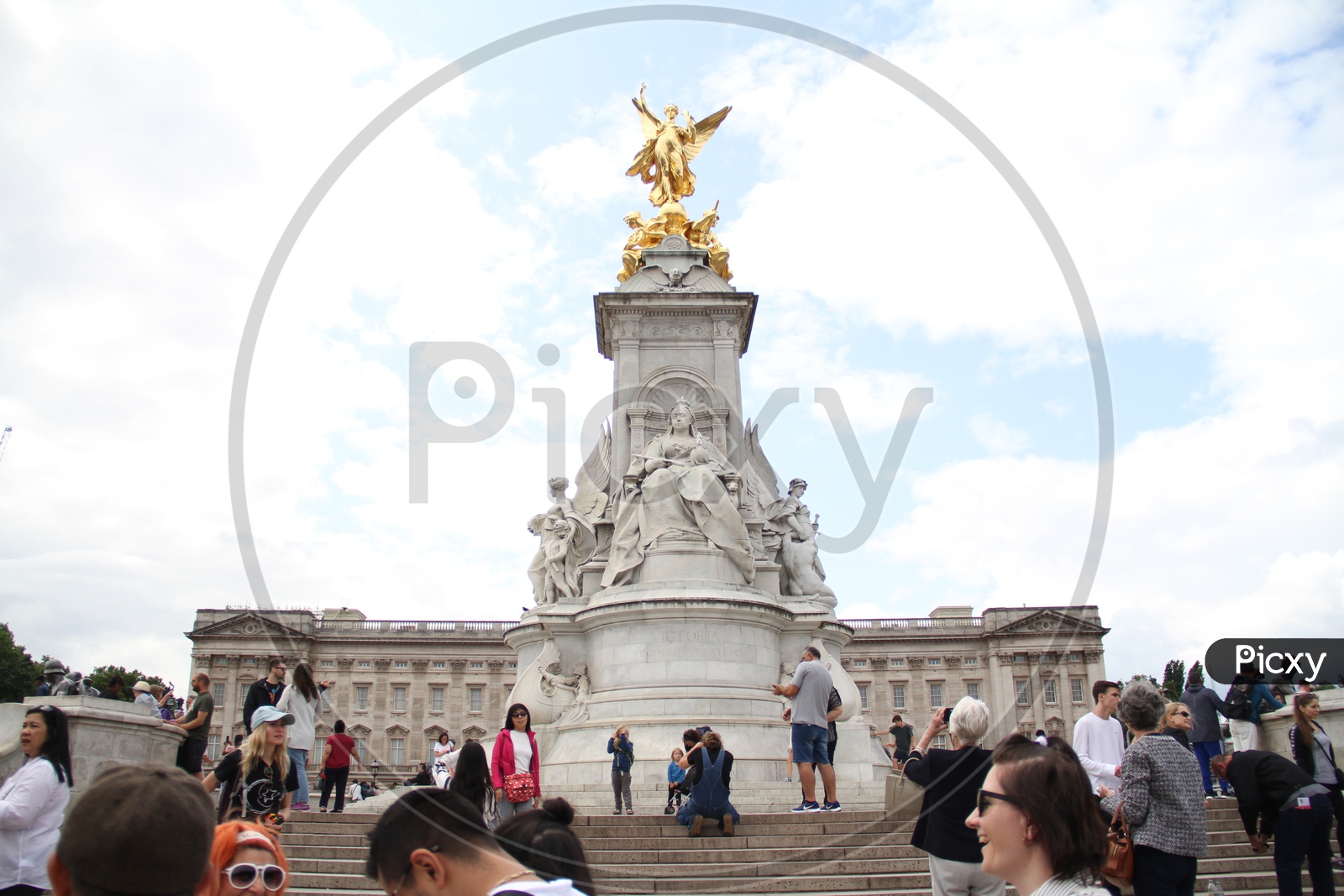The Victoria Memorial at Buckingham Palace, London