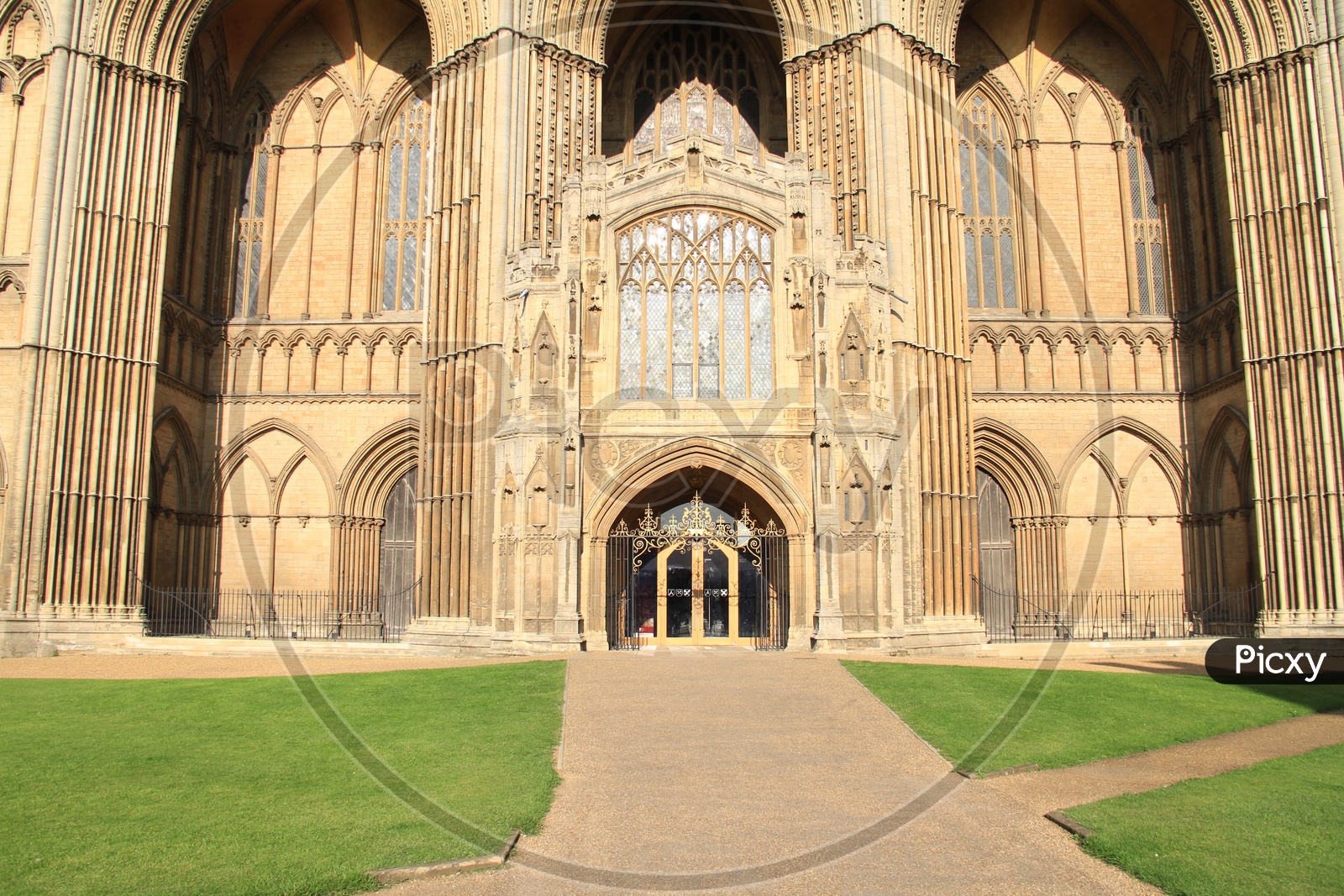 Entrance to Peterborough Cathedral