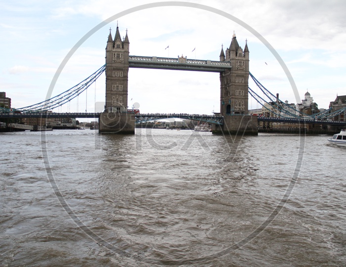 Tower Bridge London on the River Thames