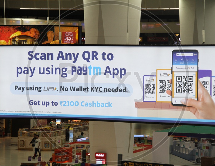 Paytm Digital Advertisement in Delhi Airport