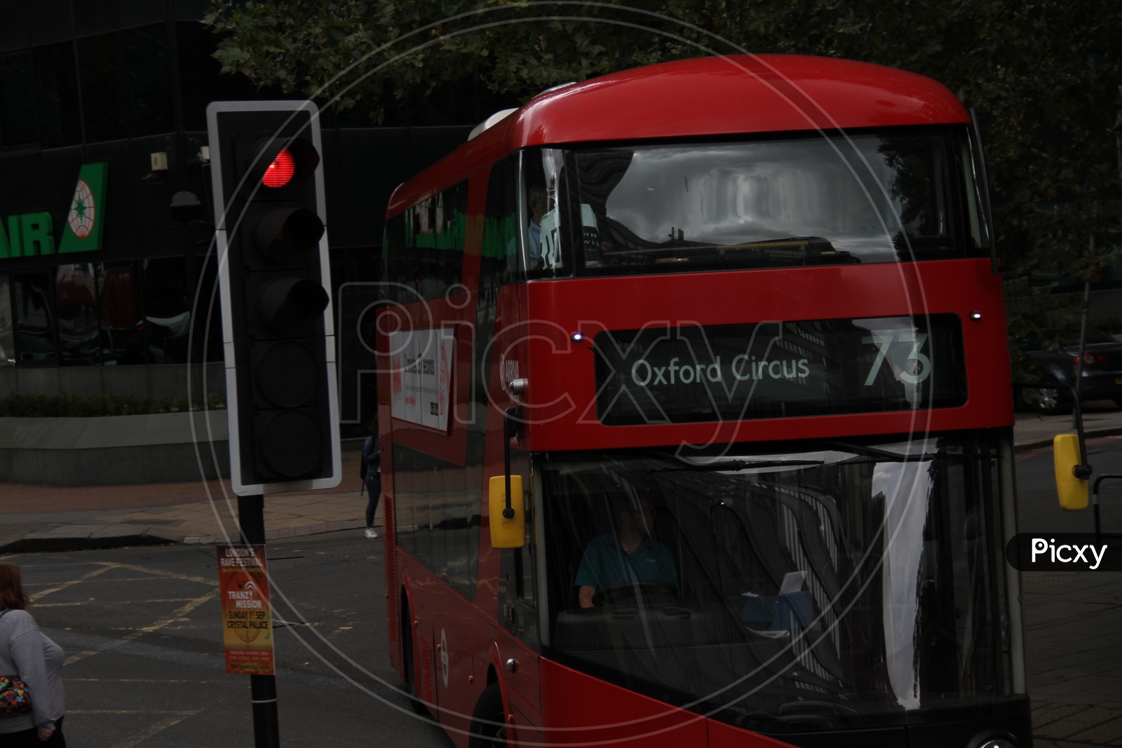 Red Double Decker Bus to Oxford Circus