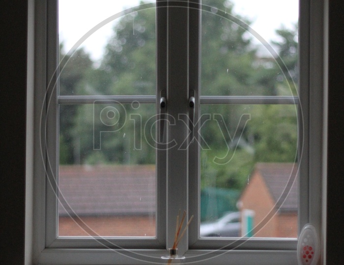 A Closeup shot of Window in a House