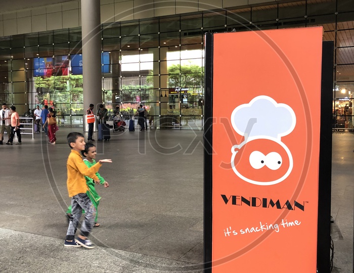 VENDIMAN Snacks vendor Stall In Terminal 2 Of Mumbai Airport