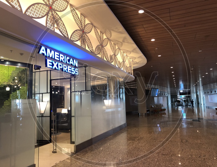 American Express Passenger  Waiting Lounges in Airport Terminals