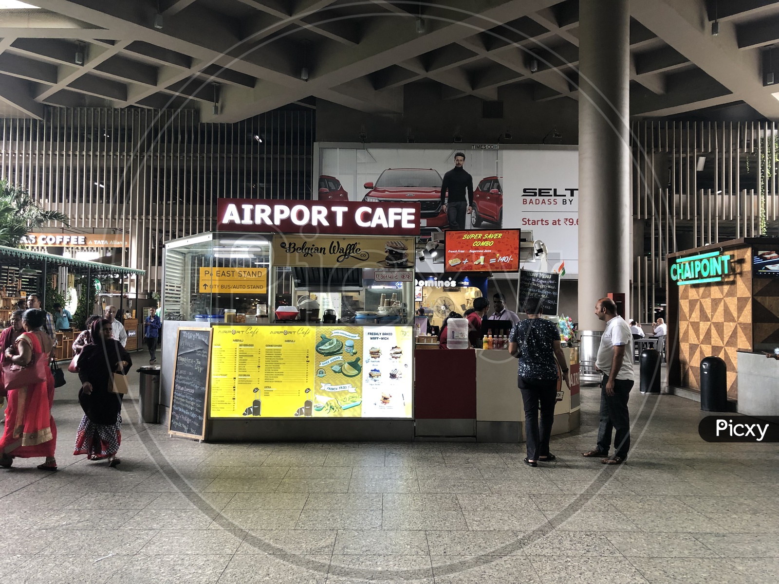 Cafe or Airport Cafe  in Terminal 2 of Mumbai Airport