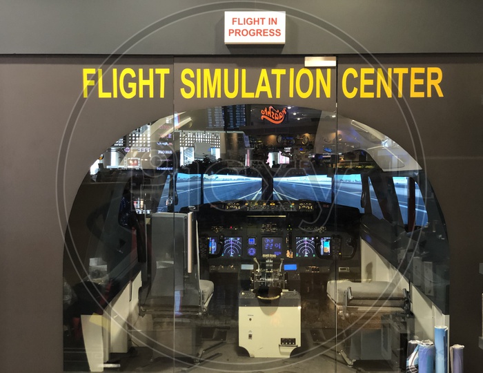 Flight Simulation Center  in Terminal 2 Of Mumbai Airport