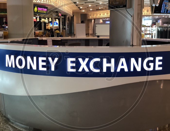 Foreign Exchange Or Money Exchange Counters in Mumbai Airport Terminal 2