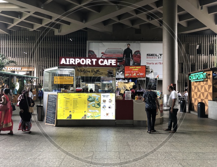 Cafe or Airport Cafe  in Terminal 2 of Mumbai Airport