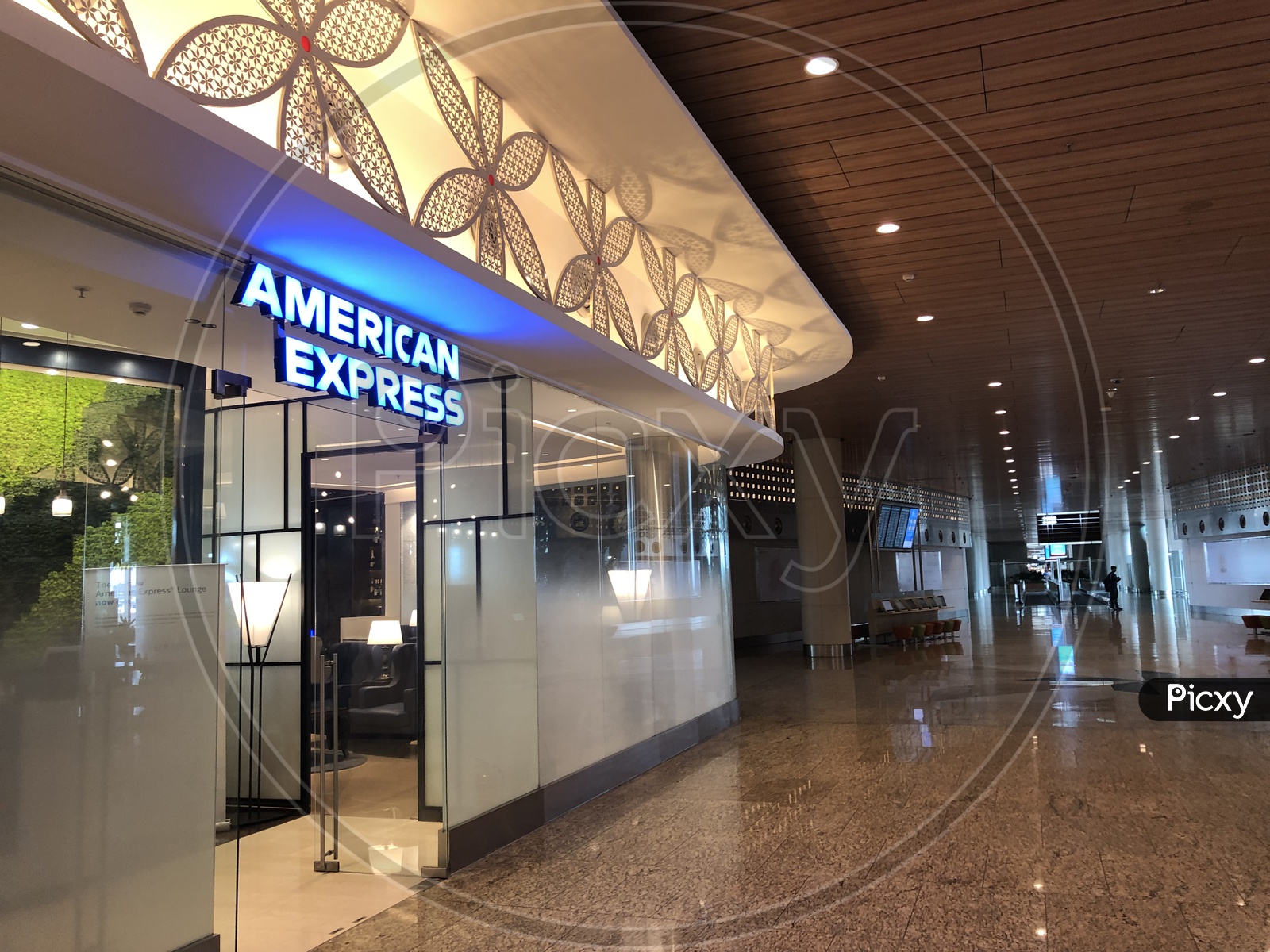 American Express Passenger  Waiting Lounges in Airport Terminals
