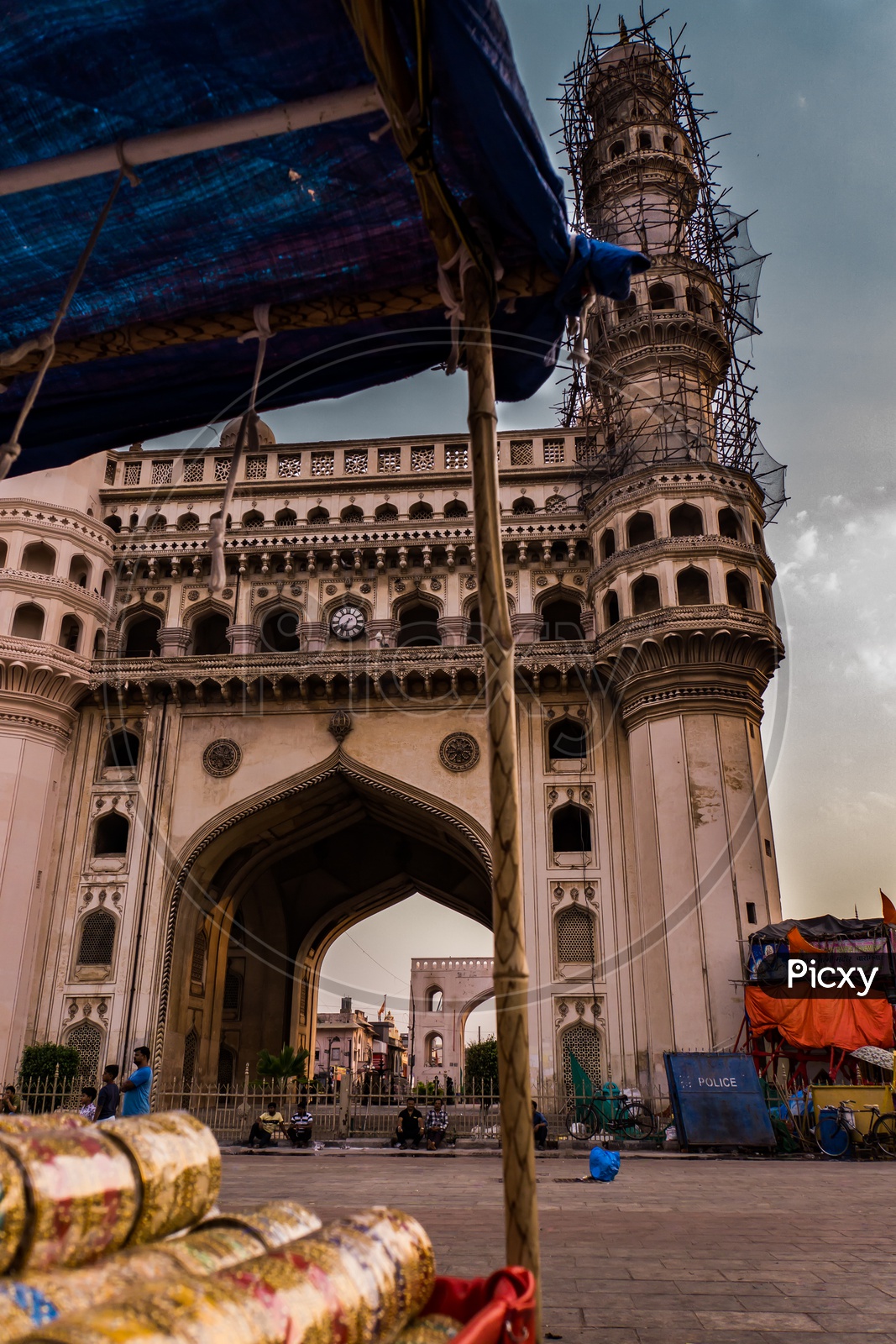 View of a part of charminar