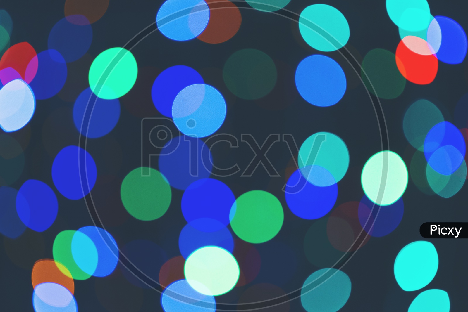 Abstract Background with Led Light Bokeh Background