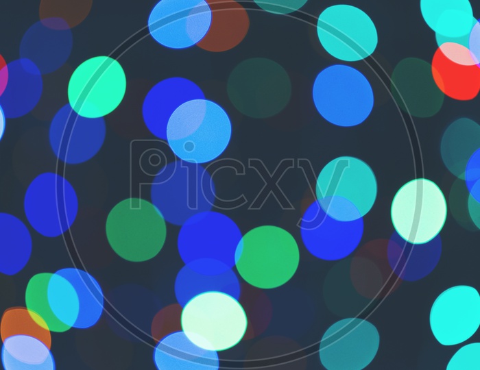 Abstract Background with Led Light Bokeh Background