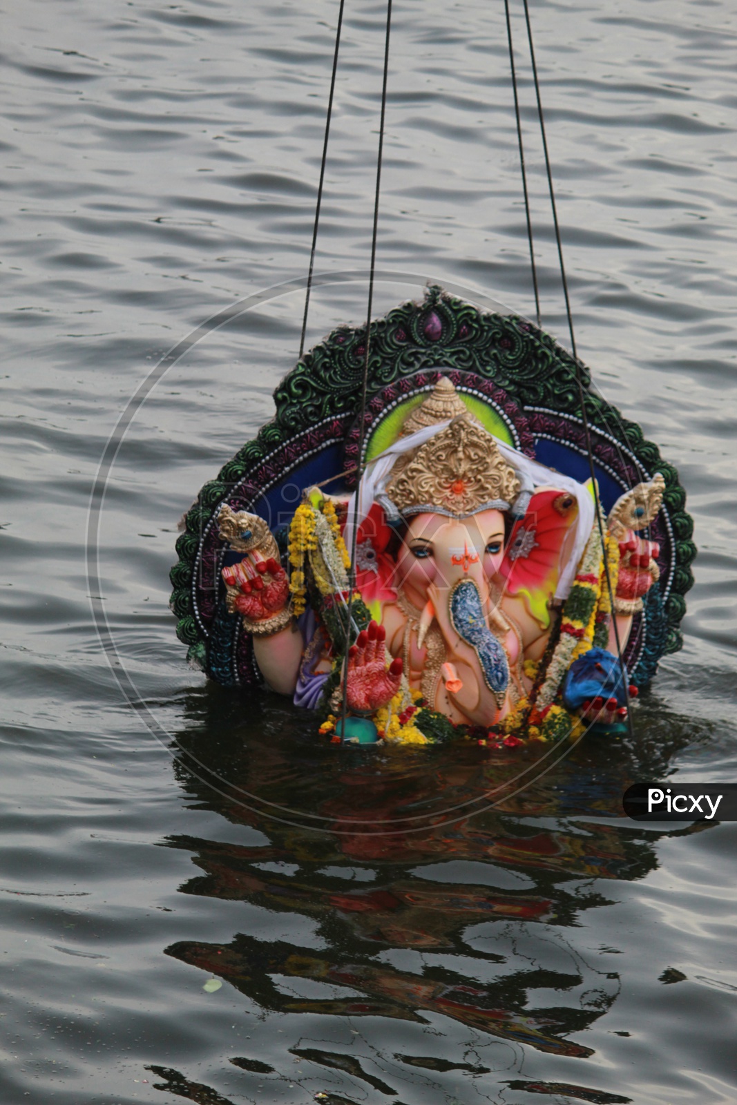 Ganesh Merges Finally into Water