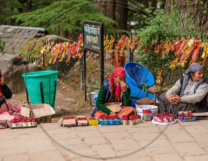 Local Seller at Hidimda Devi Temple in Manali